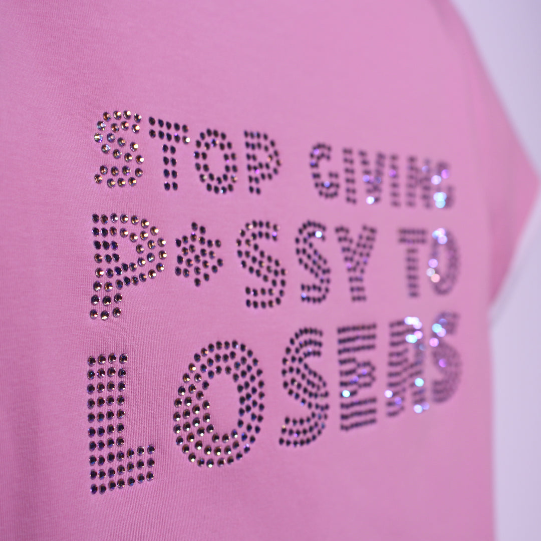 PPP (P*SSY PROTECTION PROGRAM) CROP (PINK)